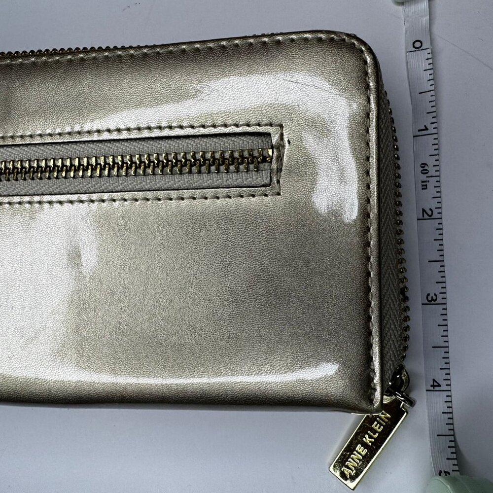 Anne Klein Long Gold Shimmer And Shine Wallet - Picture 5 of 6